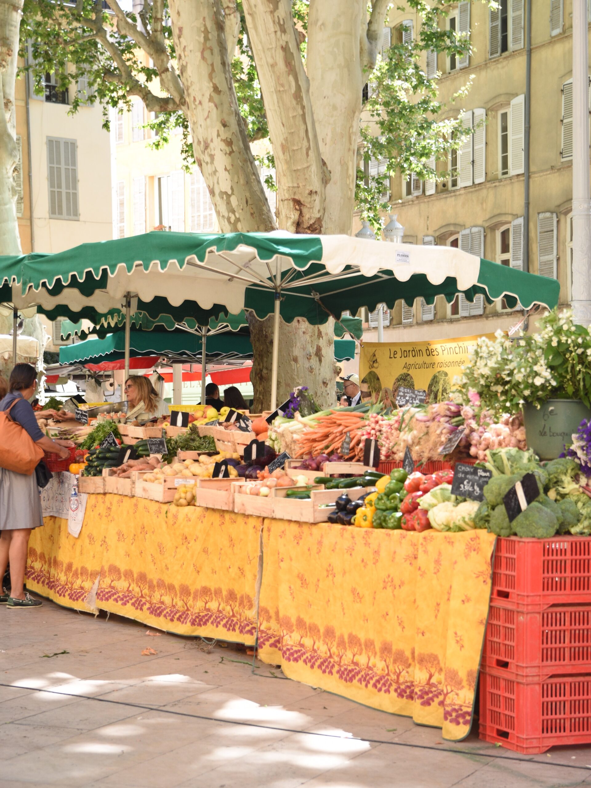 5-Day Provence Itinerary — Day 2
We spent the morning continuing to explore Aix-en-Provence, and obviously, the highlight was the Thursday Provençal market.
Each square has its own vibe:
Place Verdun → clothes, accessories, things for the house. Place Richelme → the best one (in my opinion), full of local products: seasonal fruits and vegetables, cheeses, olives, spices… and that lavender smell everywhere. Place de l’Hôtel de Ville → flowers, colors, and a really nice atmosphere
For lunch, we went to @lemiollis, which was perfect to recharge before continuing the trip.
—
From there, we drove into the Alpilles and based ourselves in Saint-Rémy-de-Provence for the next two nights.
We stayed at @apparts_and_lofts_, very well located and super convenient.
First impression of the town: it feels like an open-air gallery.
There are shops everywhere: clothing, home decor, art, small cafés, and épiceries
And everything is so well maintained that it feels newly done, but without losing its charm.
—
In the evening, we drove about 30 minutes to Arles.
We walked a bit around the center, saw the amphitheater and the Roman arena, and just took in the architecture, it feels a bit different from the rest of Provence, a little more raw, maybe.
Dinner was at @lepicerieducloitre, a really nice spot to end the day.
Then we drove back to Saint-Rémy.